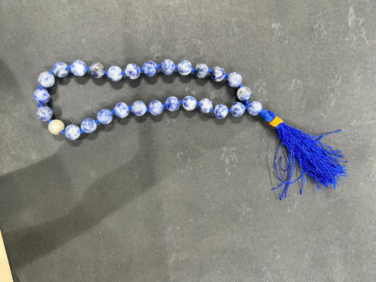 Sodalite Japa Mala - AEORA ROCKS INDIA -Healing Crystals superstore