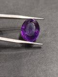 Amethyst Cut  Stone ( Oval Shape ) - AEORA ROCKS INDIA -Healing Crystals superstore