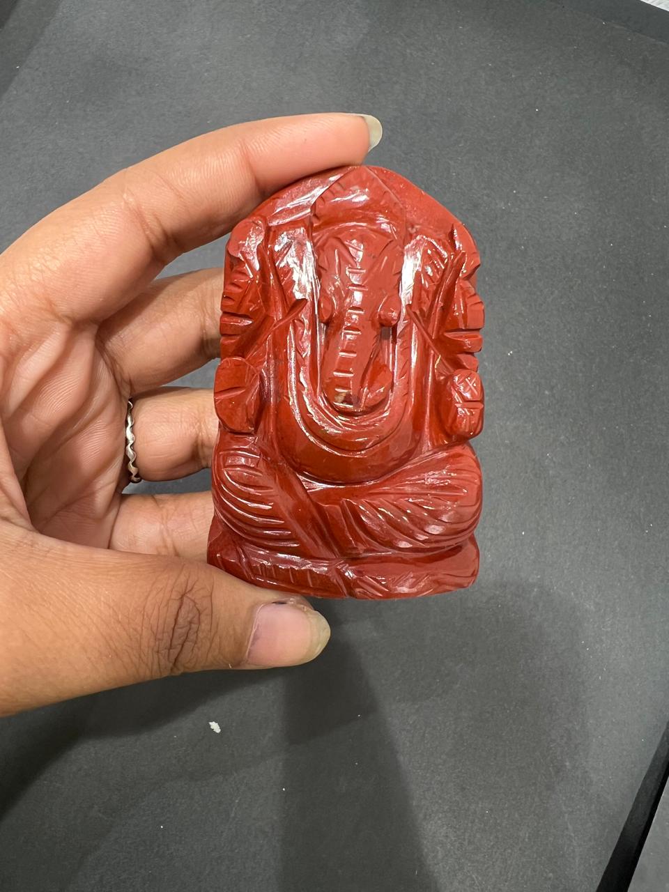 Red Jasper Ganesha