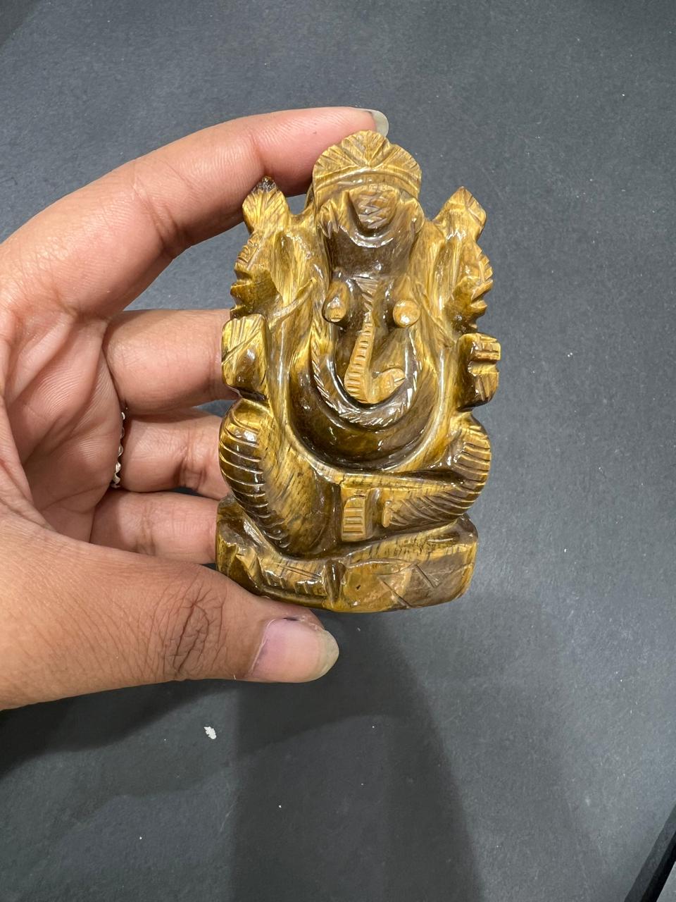 Tiger Eye Ganesha