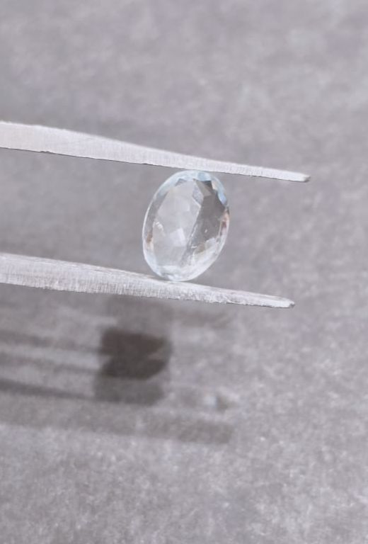 Aquamarine Cut Stone. 1.10 Cts