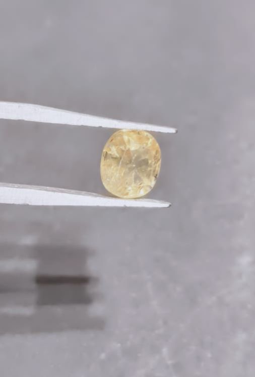 Yellow Sapphire 2.40 Cts - AEORA ROCKS INDIA -Healing Crystals superstore