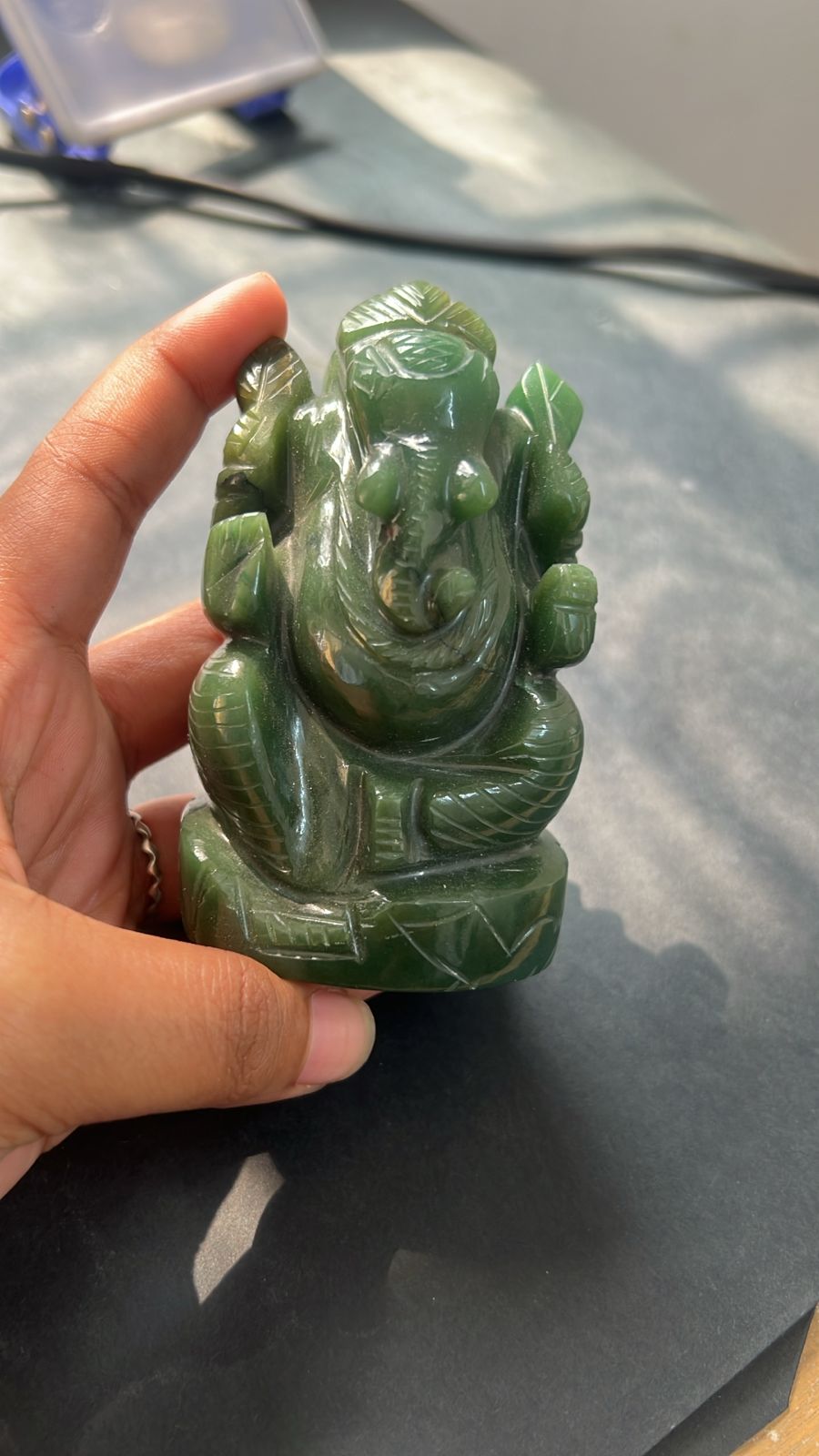 Green Jade Ganesha