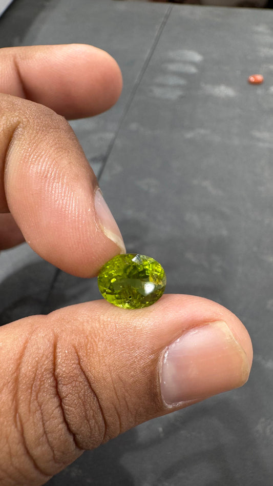 Peridot Cut Stone - AEORA ROCKS INDIA -Healing Crystals superstore