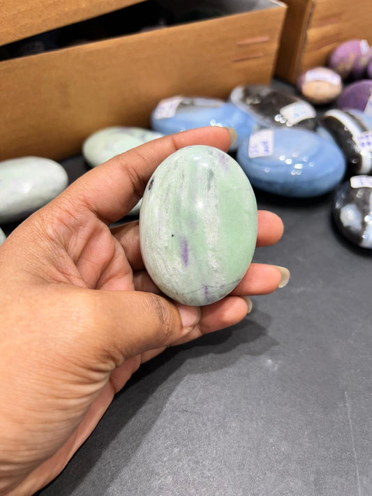 kammererite palm stone - AEORA ROCKS INDIA -Healing Crystals superstore
