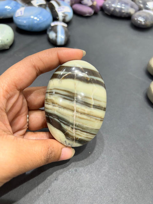 Bounded Infinite Palm Stone - AEORA ROCKS INDIA -Healing Crystals superstore