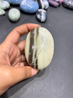 Bounded Infinite Palm Stone - AEORA ROCKS INDIA -Healing Crystals superstore