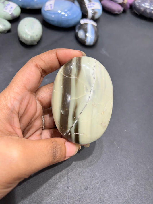 Bounded Infinite Palm Stone - AEORA ROCKS INDIA -Healing Crystals superstore