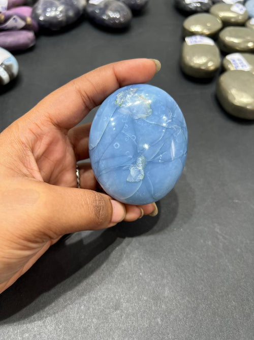 Blue Opal Palm - AEORA ROCKS INDIA -Healing Crystals superstore