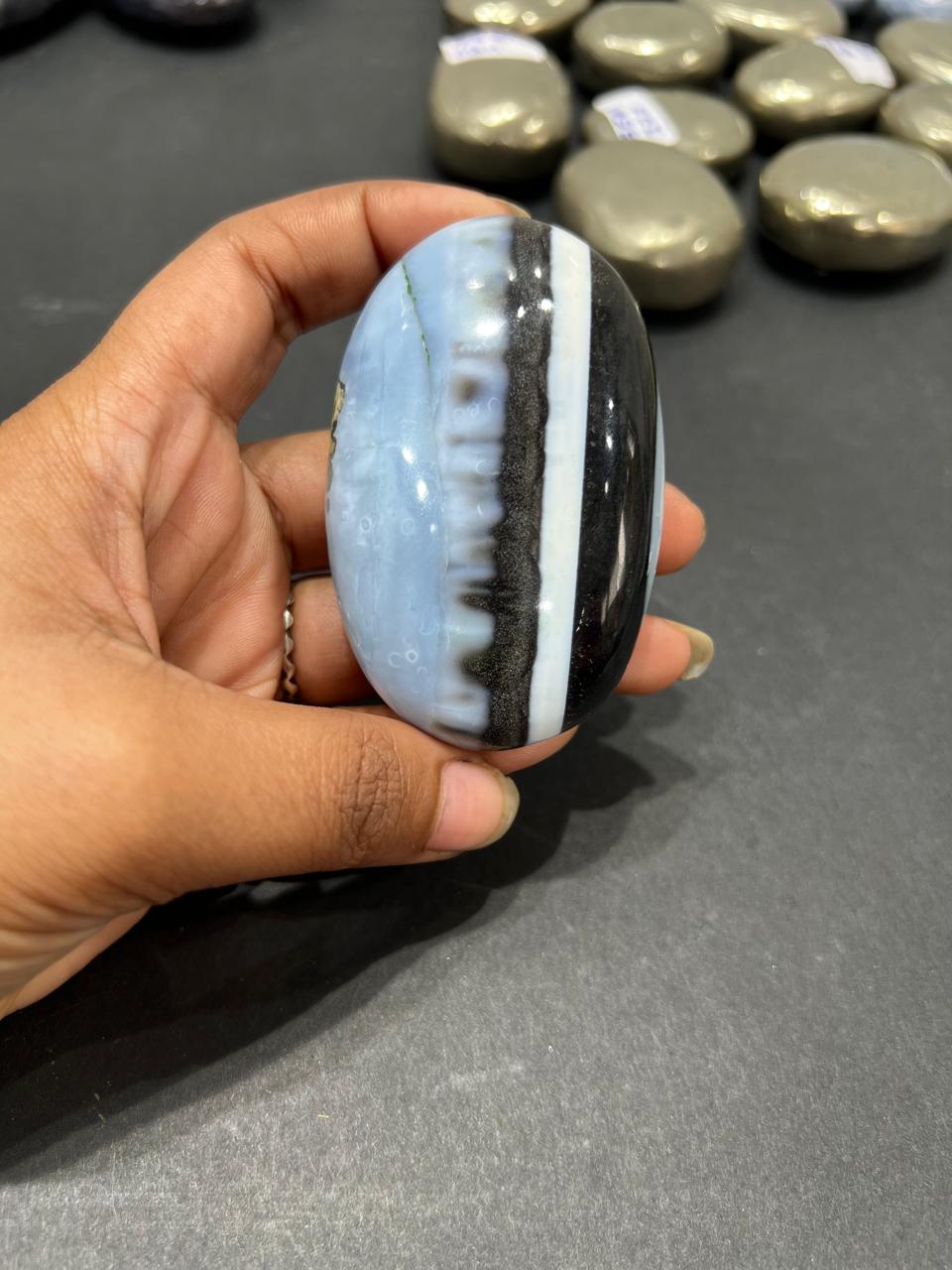 Blue Opal Palm - AEORA ROCKS INDIA -Healing Crystals superstore