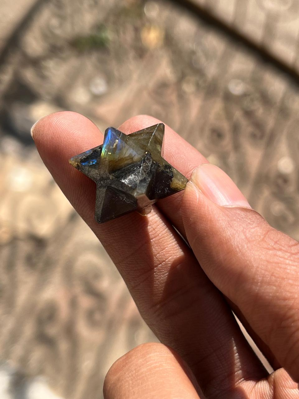 Labrodorite Merkaba - AEORA ROCKS INDIA -Healing Crystals superstore