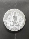 Plates (small meditation woman ) - AEORA ROCKS INDIA -Healing Crystals superstore