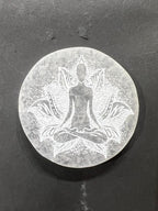 Plates (small meditation woman ) - AEORA ROCKS INDIA -Healing Crystals superstore