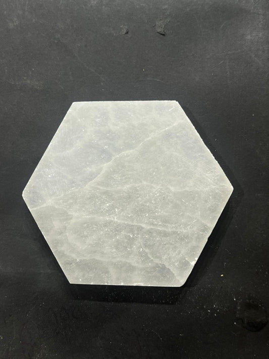 Hexagon selenite plates