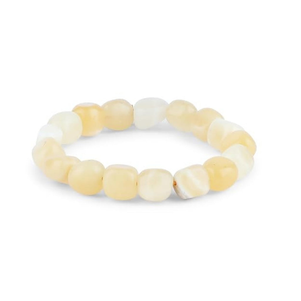 Yellow Calcite Tumbled Bracelet in India - Aeora Rocks - AEORA ROCKS INDIA -Healing Crystals superstore