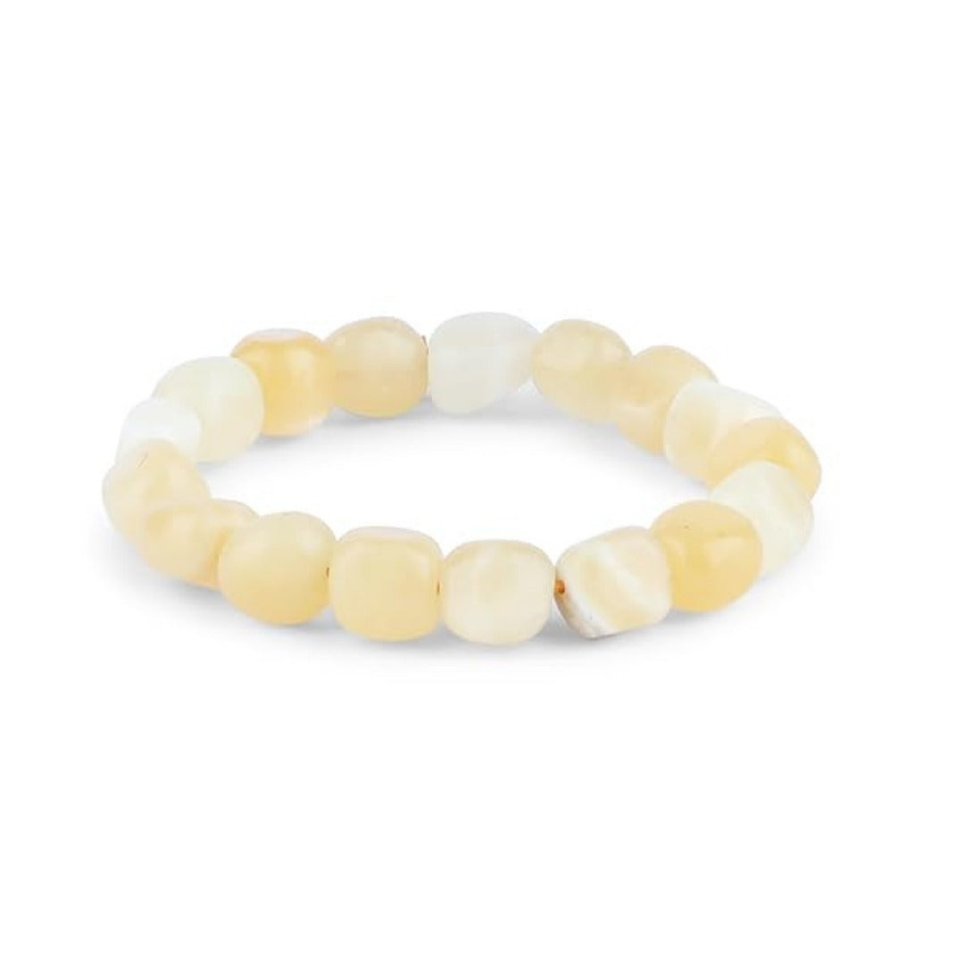 Yellow Calcite Tumbled Bracelet in India - Aeora Rocks - AEORA ROCKS INDIA -Healing Crystals superstore