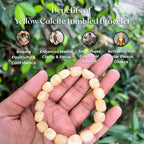 Yellow Calcite Tumbled Bracelet in India - Aeora Rocks - AEORA ROCKS INDIA -Healing Crystals superstore
