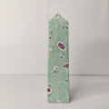 Ruby Fuchsite Tower: Healing, Heart Chakra & Vitality - AEORA ROCKS INDIA -Healing Crystals superstore