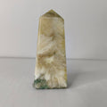 Green Heulandite with Stilbite Tower – Rare Zeolite Crystal for Heart Healing - AEORA ROCKS INDIA -Healing Crystals superstore