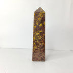 Natural Fruit Jasper Crystal Tower | Polished Fruit Jasper Point for Grounding, Stability & Vital Energy - AEORA ROCKS INDIA -Healing Crystals superstore