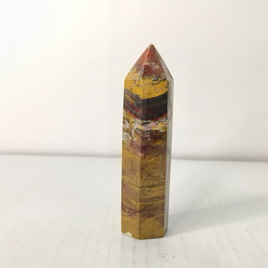 Brecciated Jasper Point Tower – Natural Grounding & Strength Crystal Obelisk