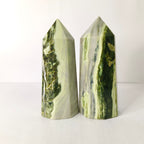Natural Infinite Stone Big Point Tower – Powerful Healing & Heart Chakra Crystal Obelisk - AEORA ROCKS INDIA -Healing Crystals superstore