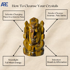 Tiger Eye Ganesha - AEORA ROCKS INDIA -Healing Crystals superstore