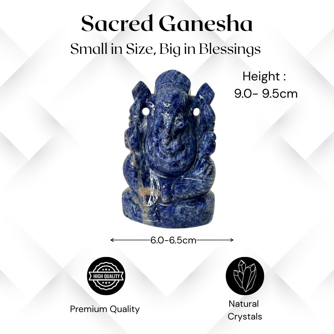 Sodalite Ganesha