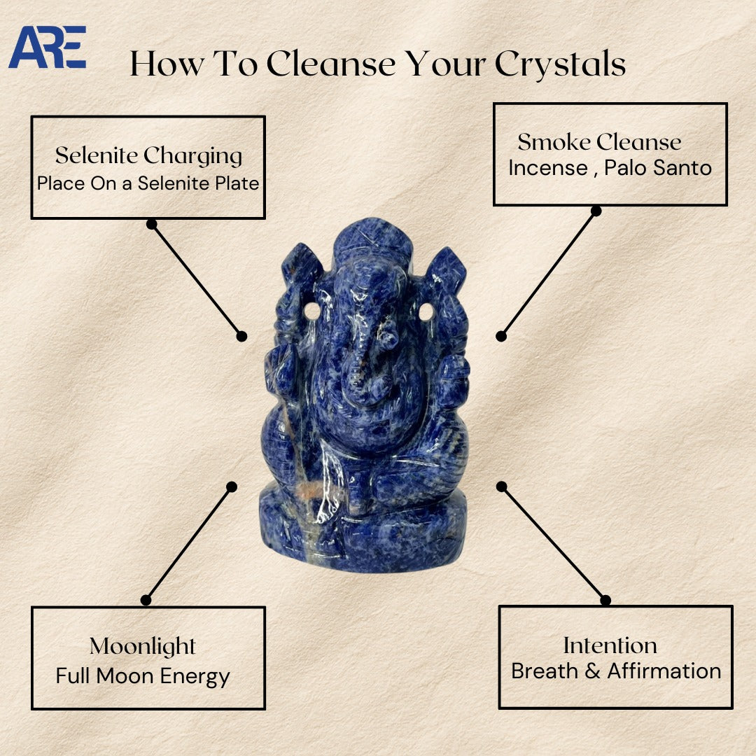 Sodalite Ganesha