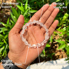 Clear Quartz tumbled Bracelet in India - Aeora Rocks - AEORA ROCKS INDIA -Healing Crystals superstore