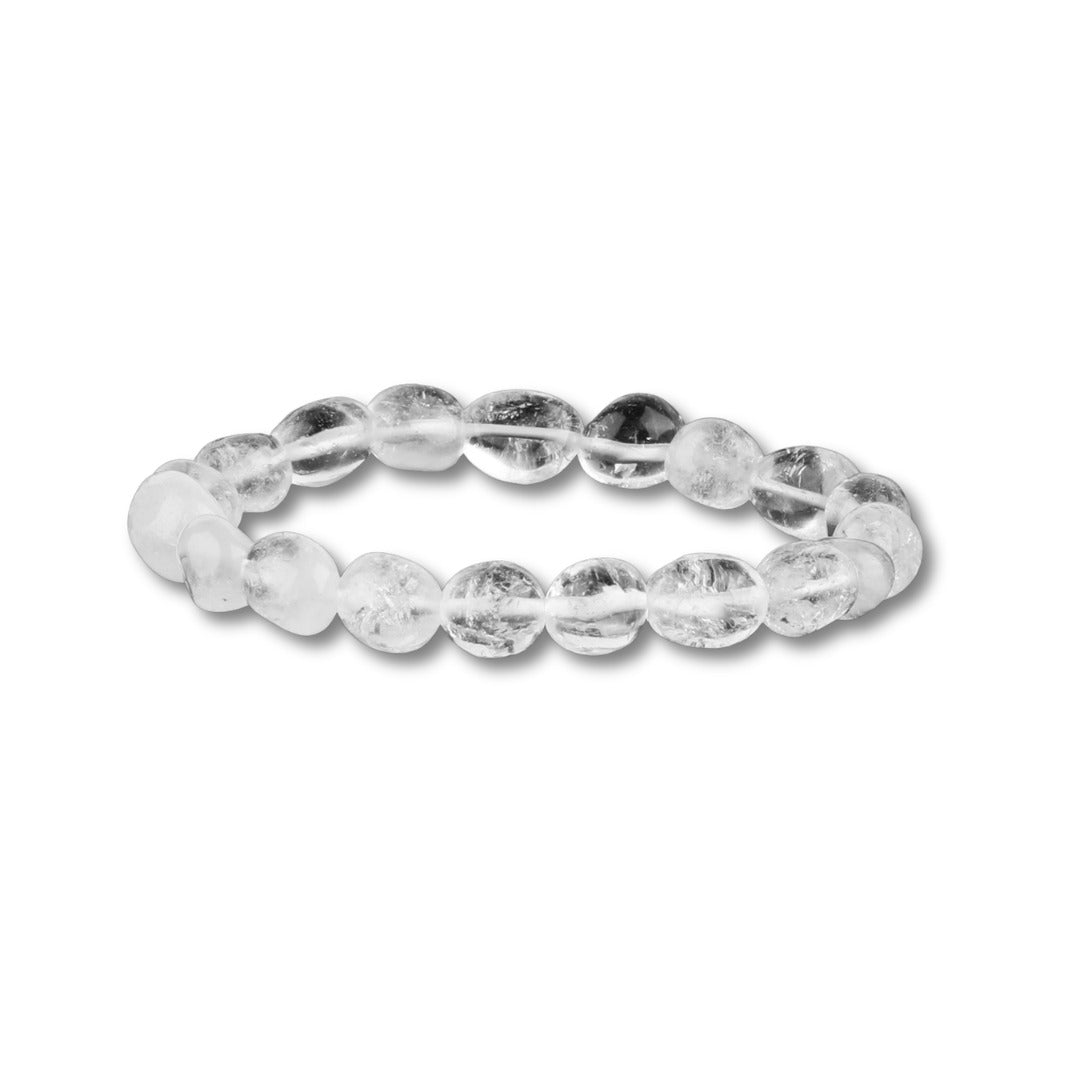 Clear Quartz tumbled Bracelet in India - Aeora Rocks