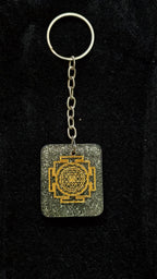 Pyrite Shreeyatra Keychain Aeora Rocks - AEORA ROCKS INDIA -Healing Crystals superstore