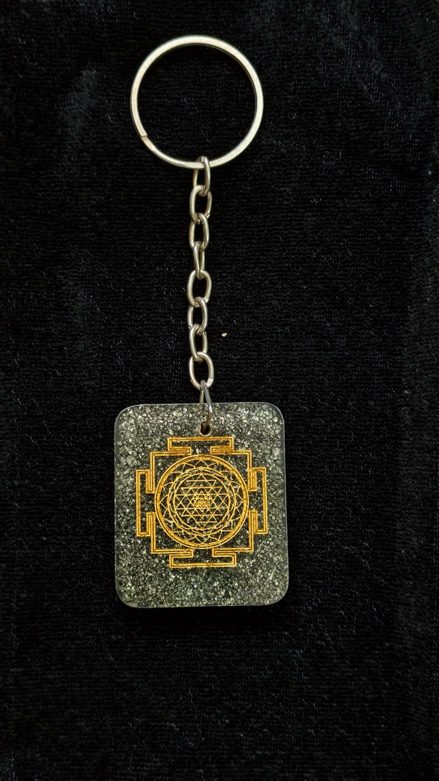 Pyrite Shreeyatra Keychain Aeora Rocks - AEORA ROCKS INDIA -Healing Crystals superstore