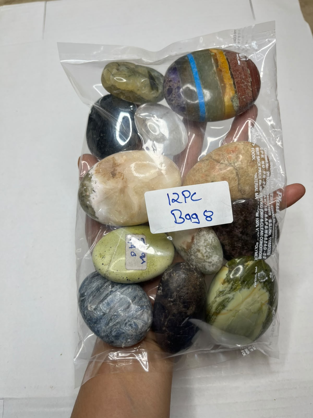 MIX STONE PALMSTONES BAG 8 - 1 KG, 12 PCS