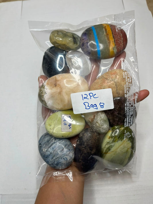 MIX STONE PALMSTONES BAG 8 - 1 KG, 12 PCS