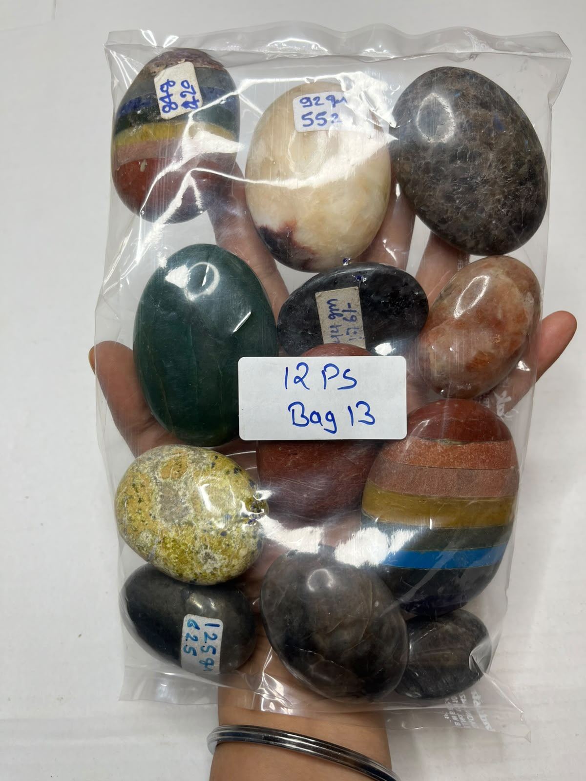 MIX STONE PALMSTONES BAG 13 - 1 KG, 12 PCS