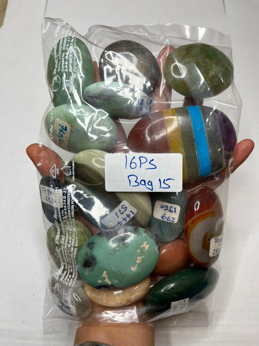 MIX STONE PALMSTONES BAG 15 - 1 KG, 16 PCS