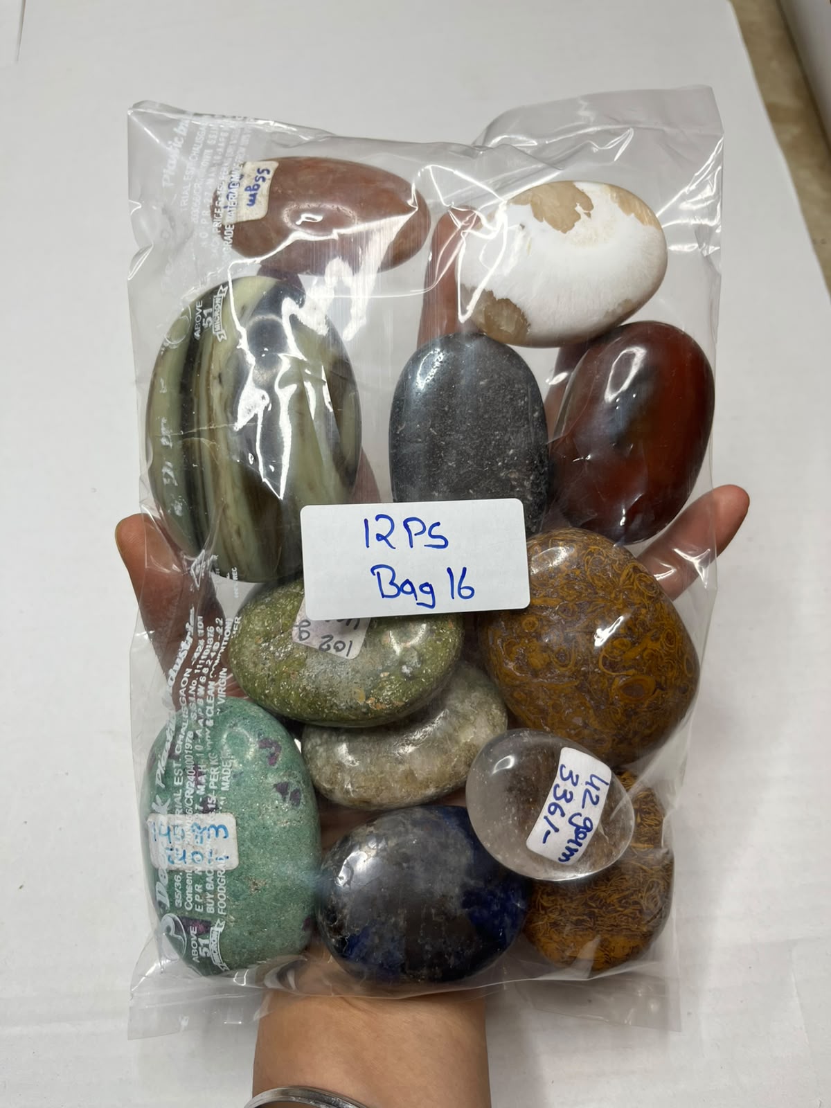 MIX STONE PALMSTONES BAG 16 - 1 KG, 12 PCS