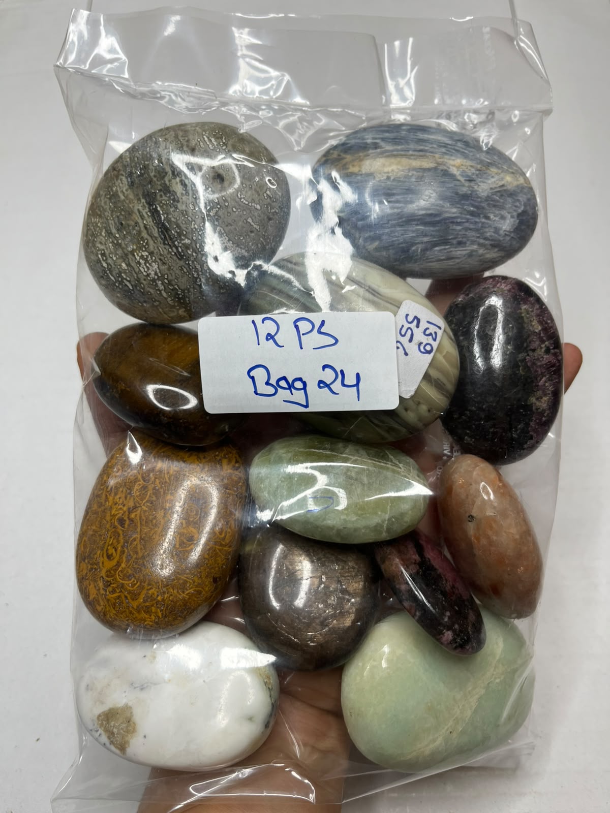 MIX STONE PALMSTONES BAG 24 - 1 KG, 12 PCS