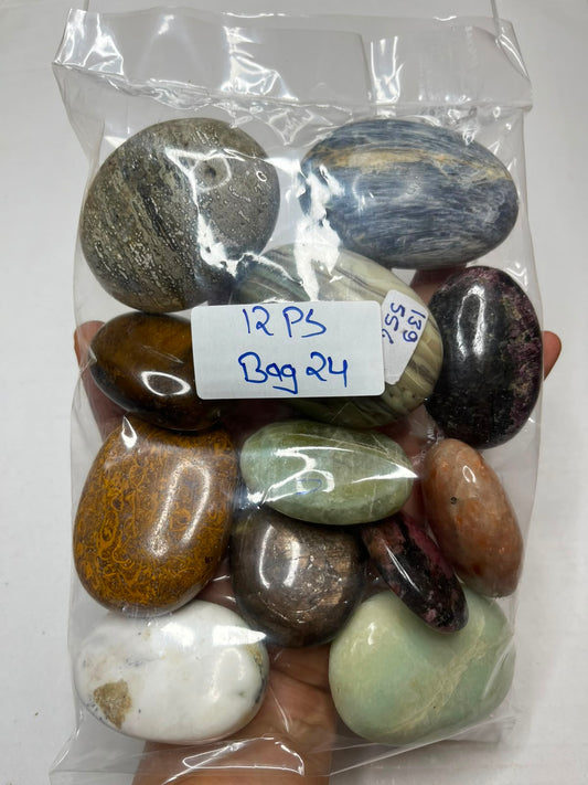 MIX STONE PALMSTONES BAG 24 - 1 KG, 12 PCS