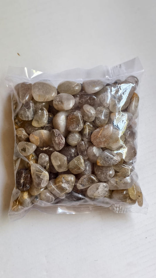 RUTILE TUMBLE STONES - 1 KG