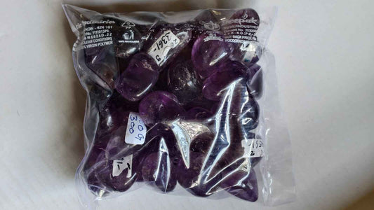 AMETHYST TUMBLE STONES - 1 KG