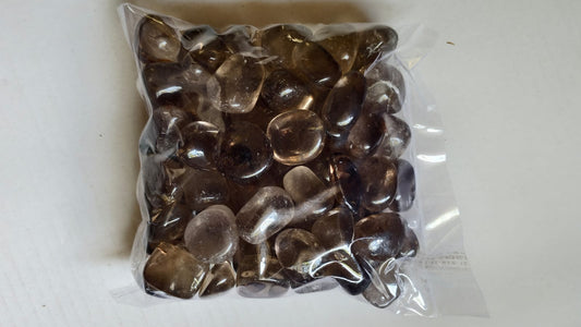 SMOKEY QUARTZ TUMBLE STONES - 1 KG