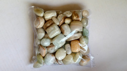 PINEAPPLE CALCITE TUMBLE STONES - 1 KG