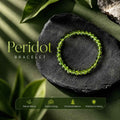 NATURAL PERIDOT 6MM BRACELET