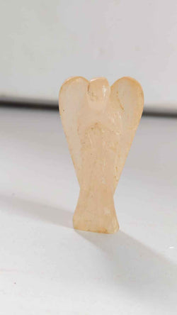 ORANGE SELENITE ANGEL 2 INCH