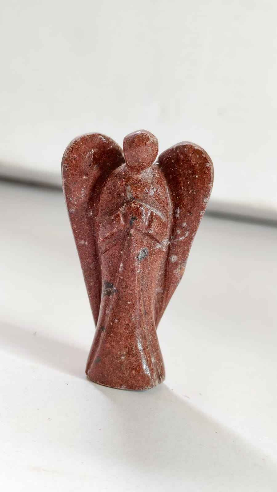 RED JASPER ANGEL 2 INCH