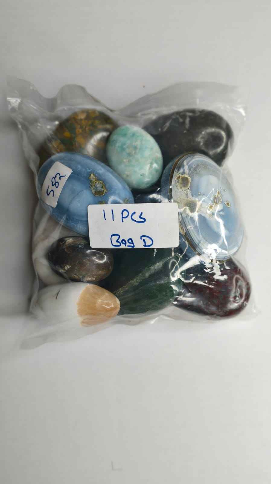 MIX STONE PALMSTONES BAG D - 1 KG, 11 PCS