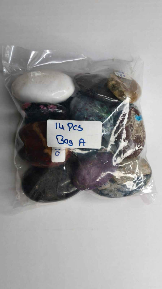 MIX STONE PALMSTONES BAG A - 1 KG, 14 PCS