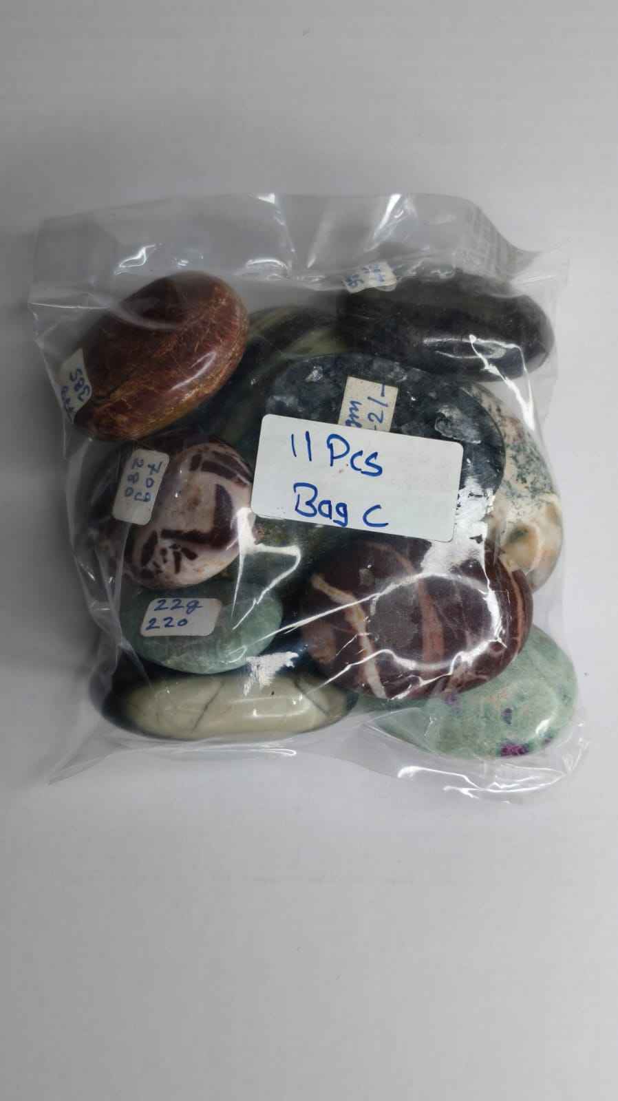MIX STONE PALMSTONES BAG C - 1 KG, 11 PCS